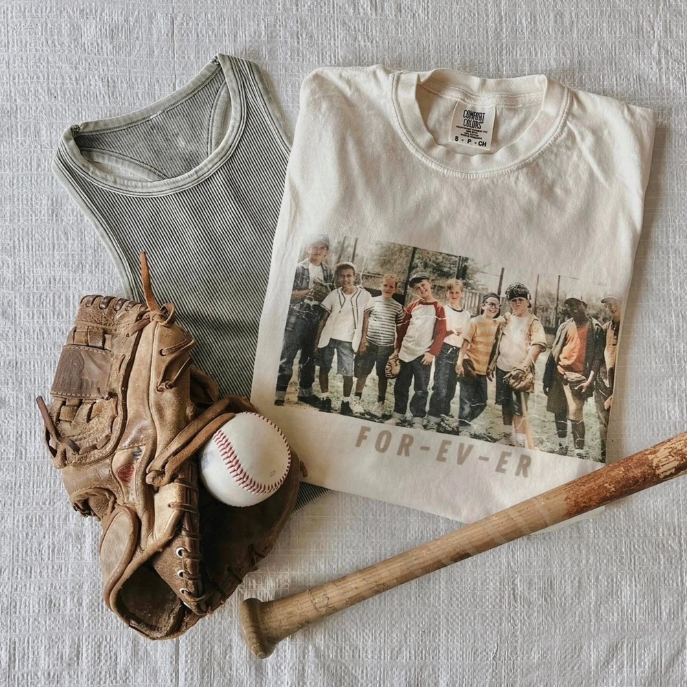 Baseball Graphic Tee- Sandlot " Forever" - Plus Size